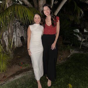 White Meshki High Neck Dress